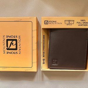 Men's Stone Mountain Brown Leather Wallet